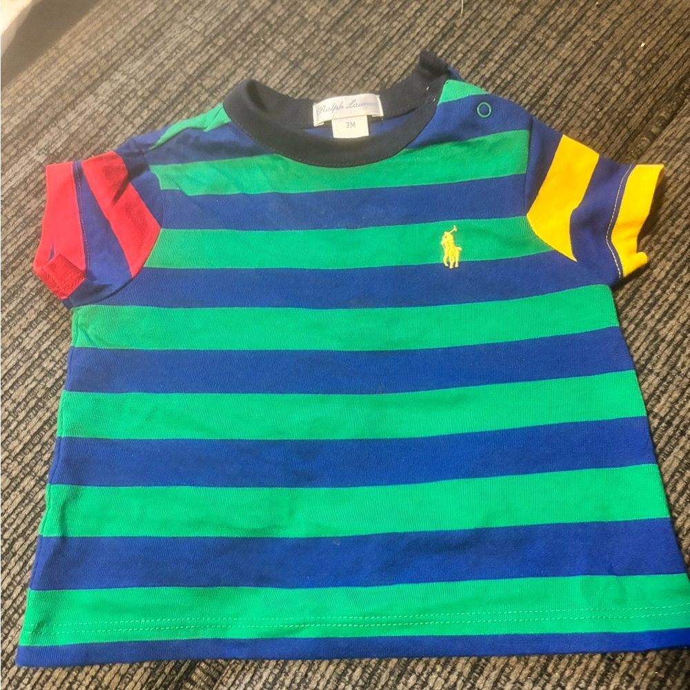 Ralph Lauren Kids Multicolor Striped Tee